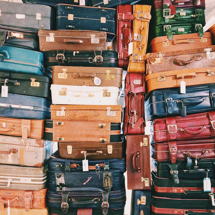 Vintage suitcases